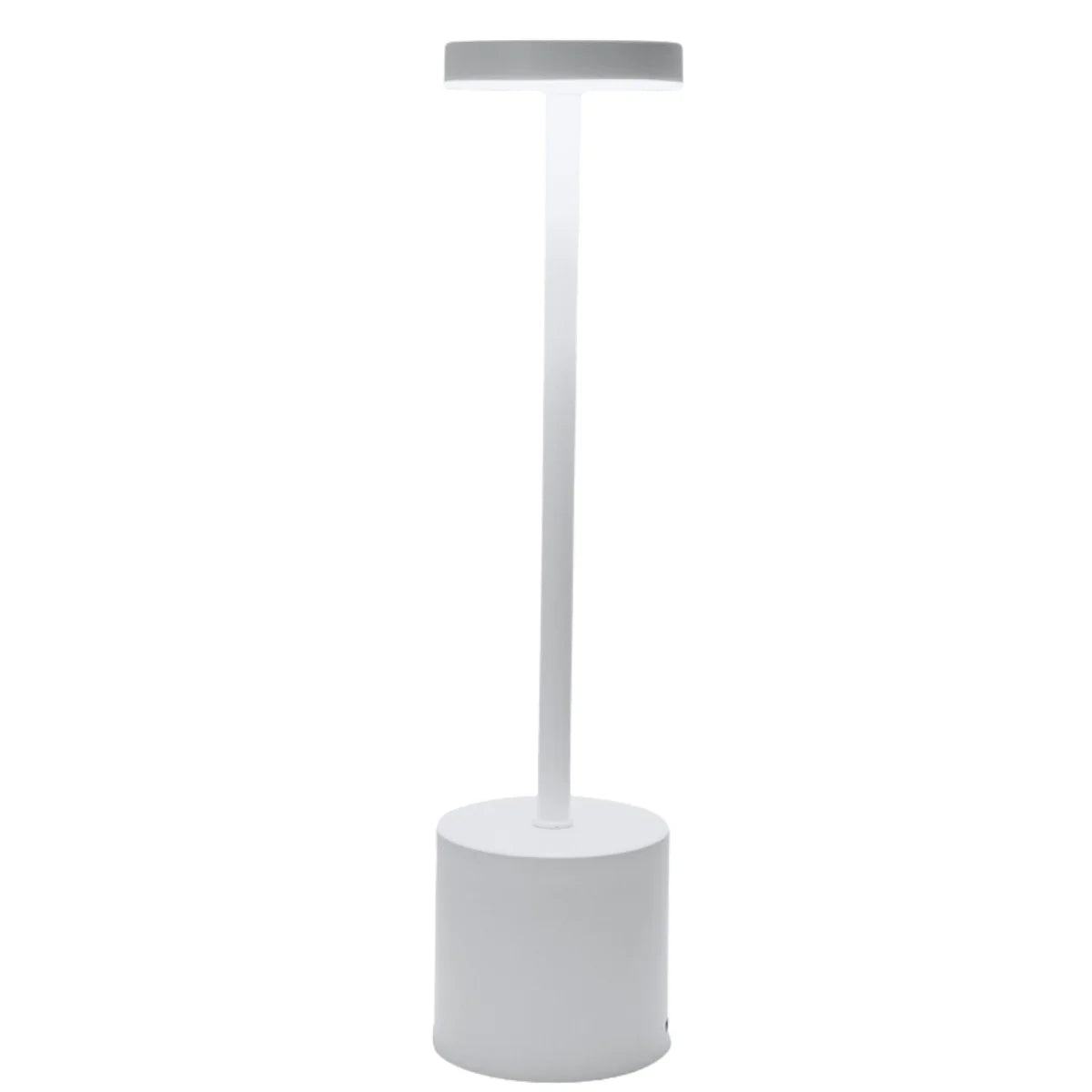 LED wiederaufladbare Touch-Tischlampe aus Metall